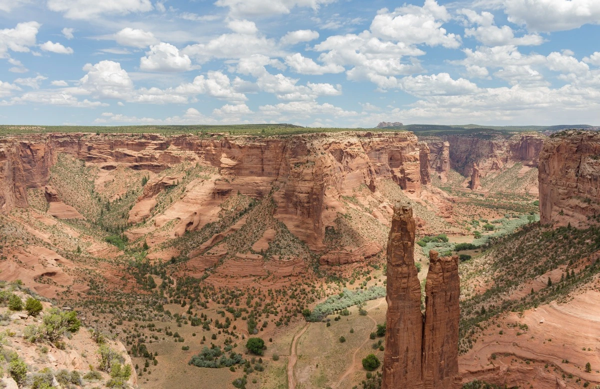View of The Canyon de Chelly National Monument