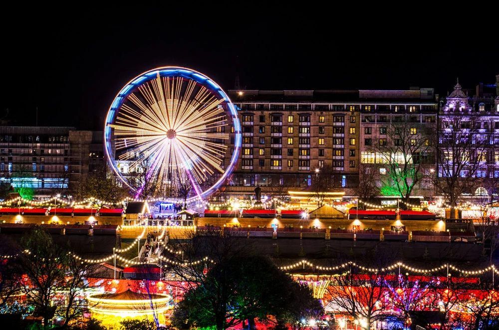 Edinburgh Christmas Ferris wheel