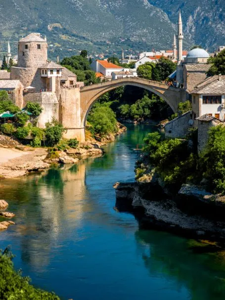 Mostar Bridge in Bosnia