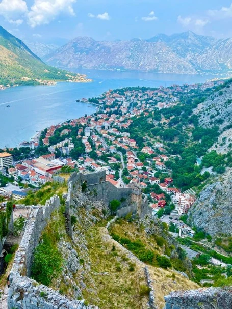 Climbing Kotor Fortress Montenegro 1