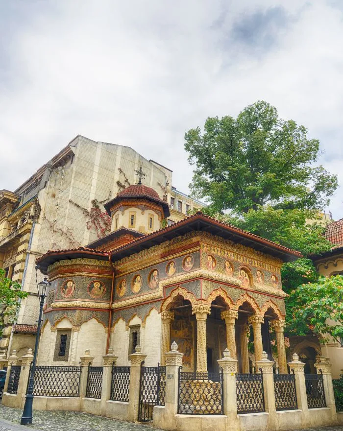 Exterior Stavropoleos Monastery Bucharest