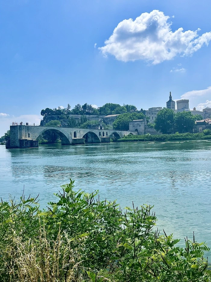 View of The Bridge of Avignon France