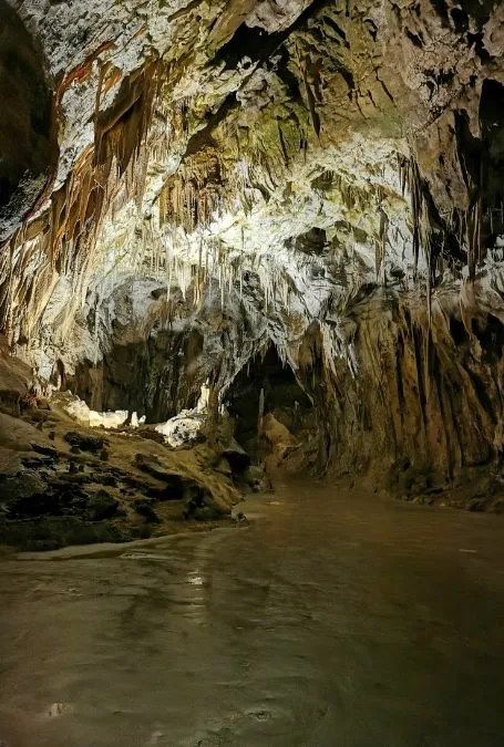 Inside Postojna Caves Slovenia