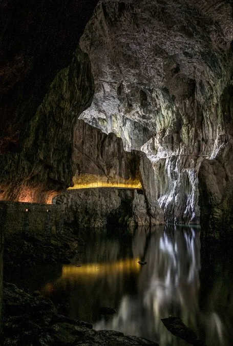Inside Skocjan Caves Slovenia