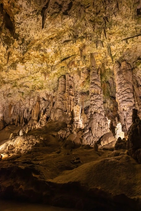 Postojna Cave Park rock formations in Slovenia