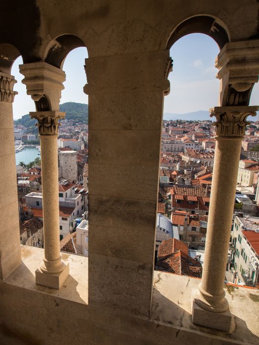 Saint Domnius Cathedral Bell Tower View of Split