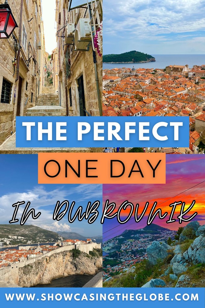 The Perfect One Day in Dubrovnik Pinterest Pin