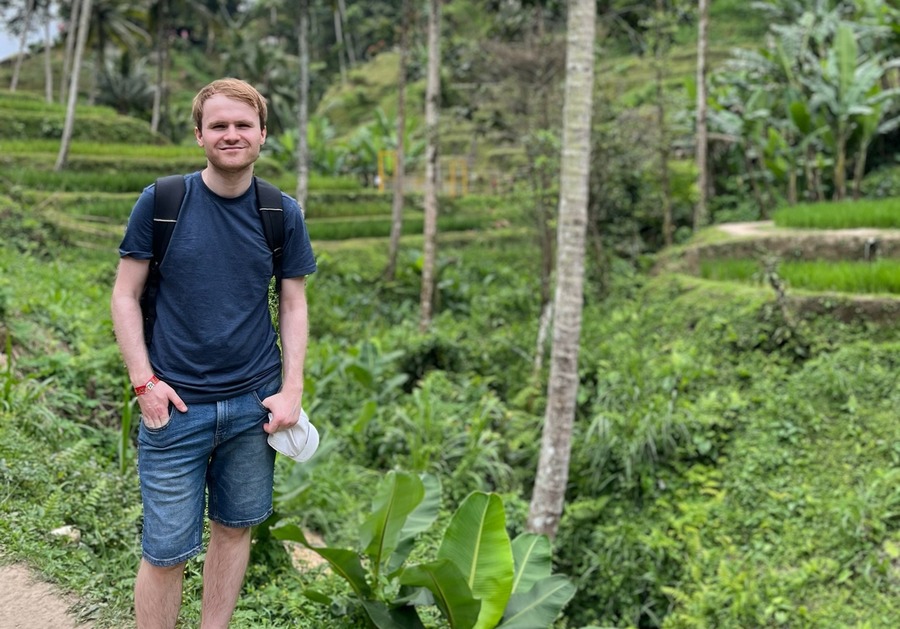 Me at Ceking Rice Terrace